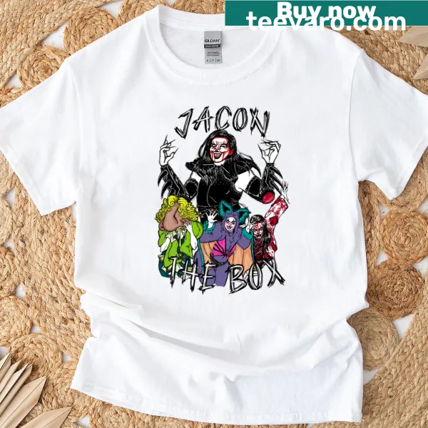 Playful shirt featuring Jacon The Box graphic