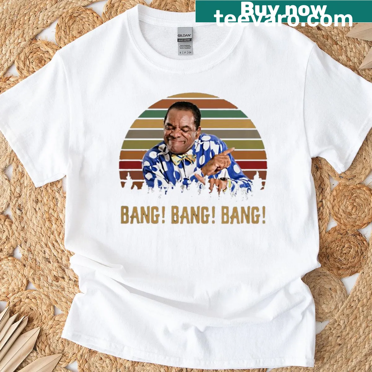Tribute t-shirt featuring John Witherspoon. — on a men's t-shirt