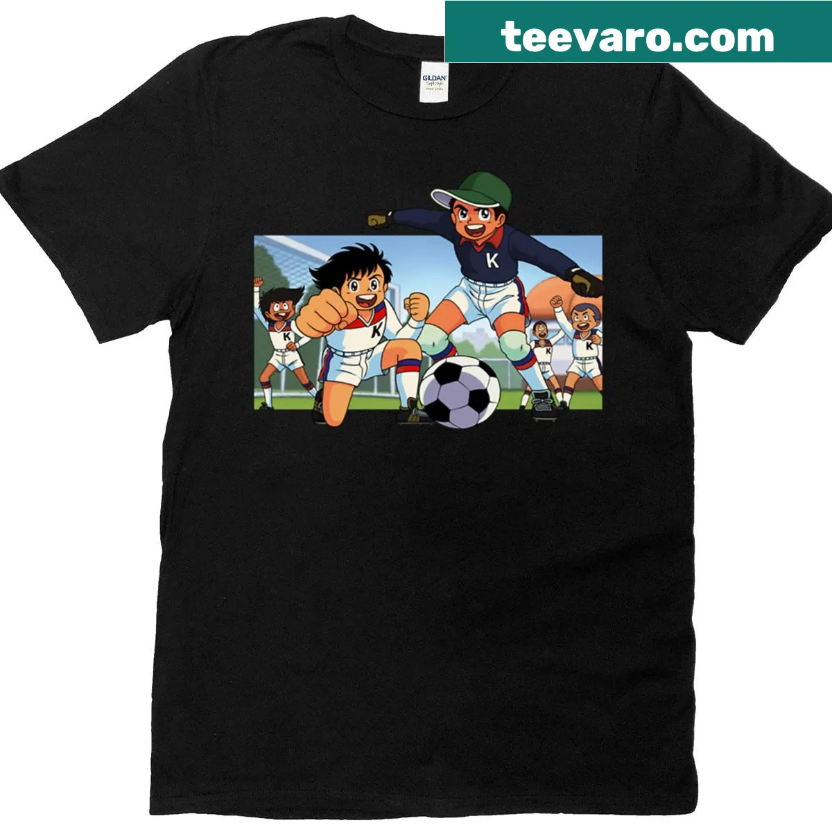Artistic re-illustration T-shirt design in abstract style. — on a men's t-shirt