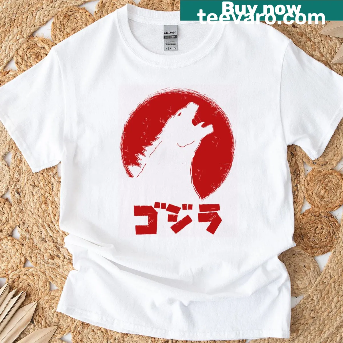 T-shirt featuring a bold graphic of the King of Monsters — on a men's t-shirt
