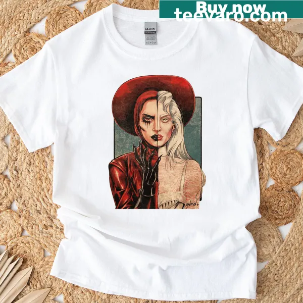Lady Gaga Abracadabra t-shirt with whimsical design