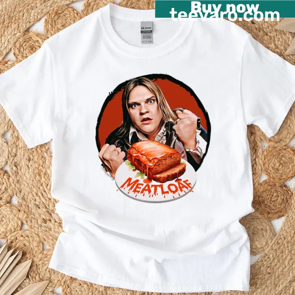 T-shirt honoring rock legend Meat Loaf with a nostalgic graphic