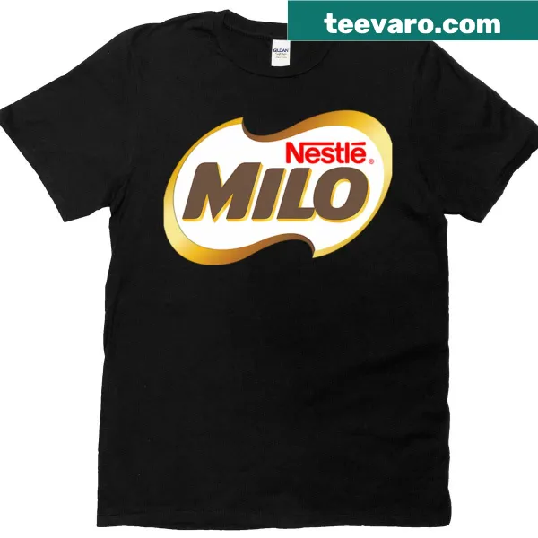 Nostalgic Milo logo illustration on a T-shirt