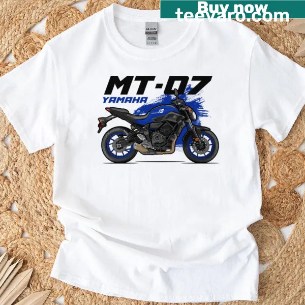 Stylish t-shirt featuring the Mt-07 motorcycle emblem