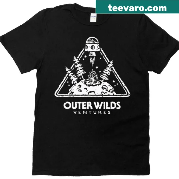 Minimalist Outer Wilds Ventures shirt with clean design elements.