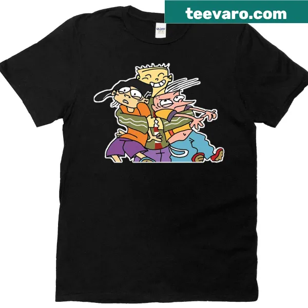 Funny t-shirt with typography about Edd and Eddy stereotypes