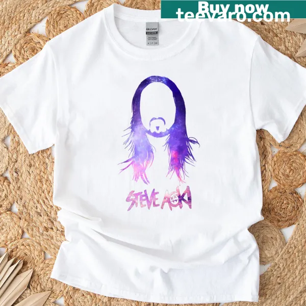 Steve Aoki graphic design on a T-shirt