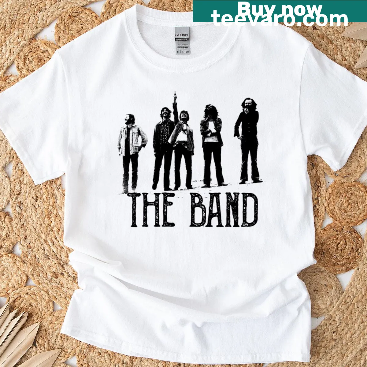 Classic band logo t-shirt for music lovers — on a men's t-shirt