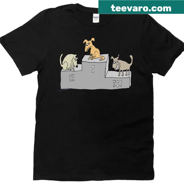 Humorous shirt featuring a graphic of bone ranking