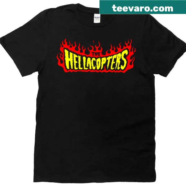 Band T-shirt featuring The Hellacopters logo