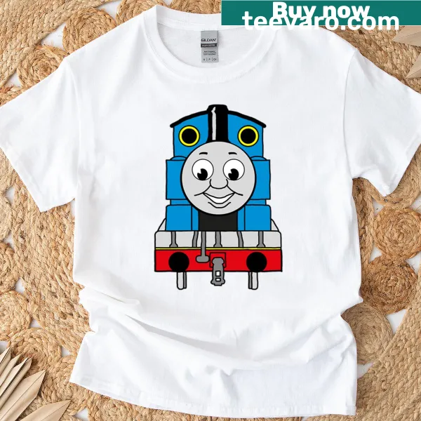 Thomas The Tank Engine shirt featuring characters from the series