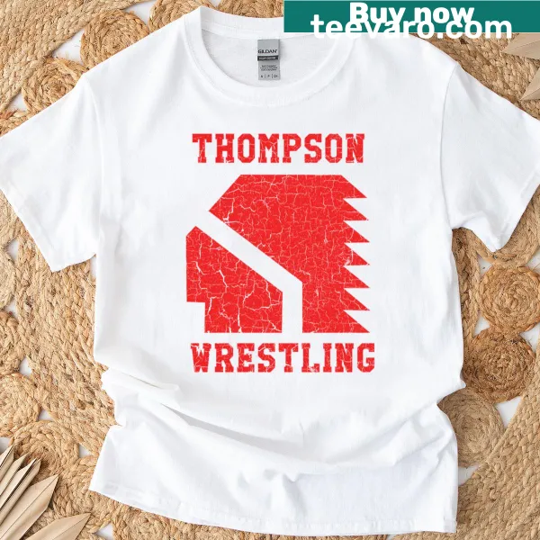 Thompson High School Wrestling T-shirt with athletic graphic