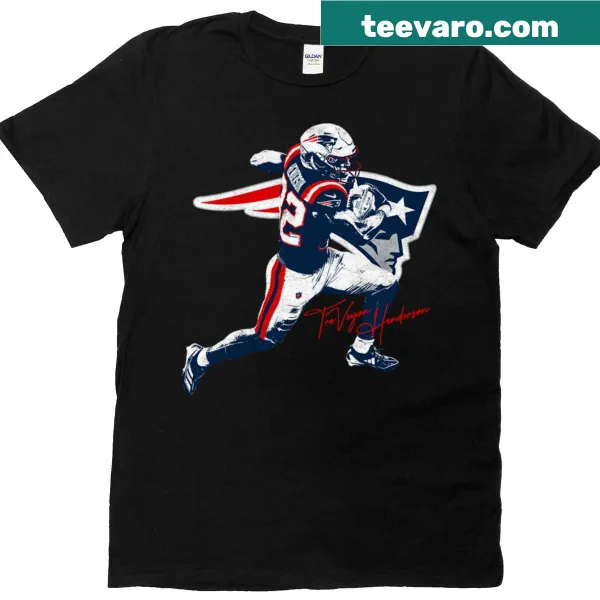 Graphic of Treveyon Henderson on a t-shirt
