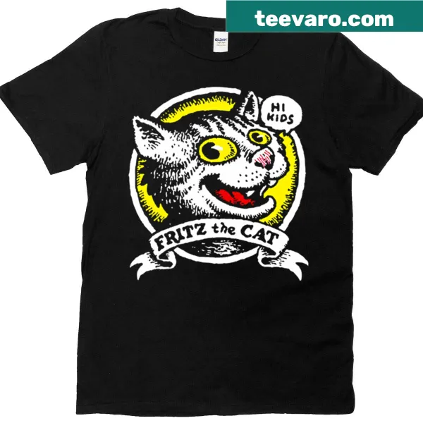 Vintage-style tee celebrating animated black comedy films