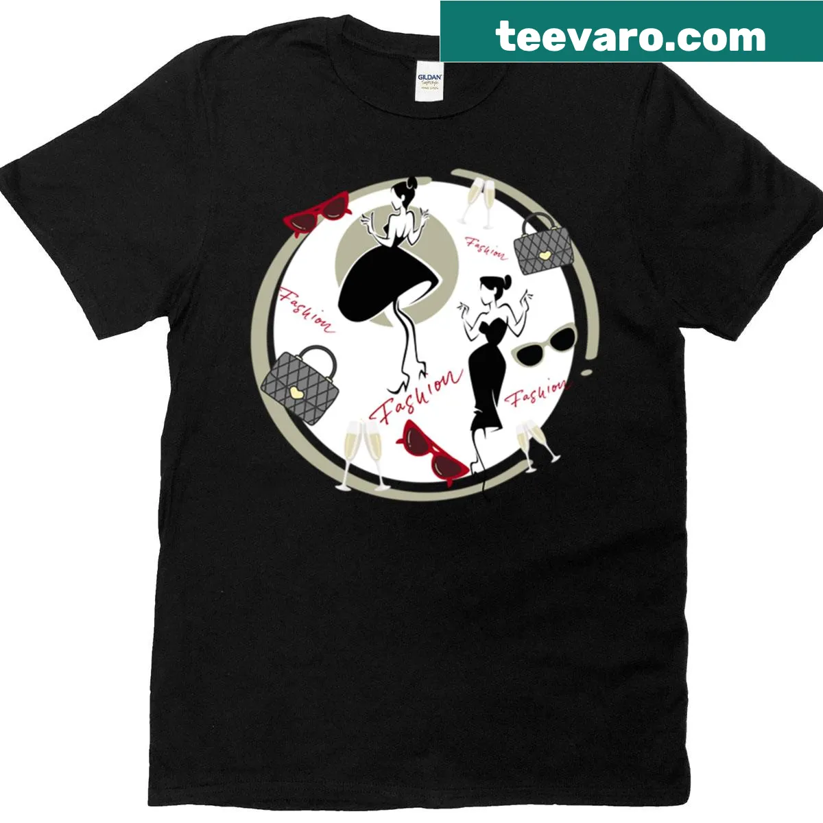 Vintage-style Fashion T-shirt with minimalist graphic — on a men's t-shirt