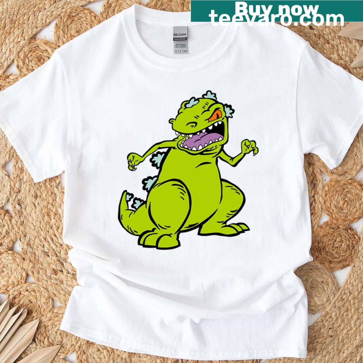Oversized T-shirt with nostalgic text about childhood desires — on a men's t-shirt