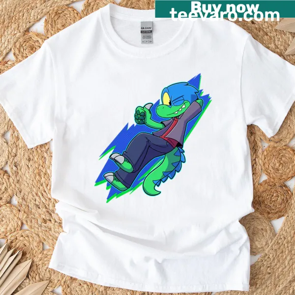 Zarland Rex T-shirt featuring a whimsical fantasy creature