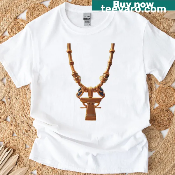 Illustrative Djed Pillar amulet design t-shirt