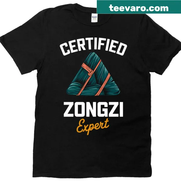 Food-themed t-shirt showcasing zongzi with playful text