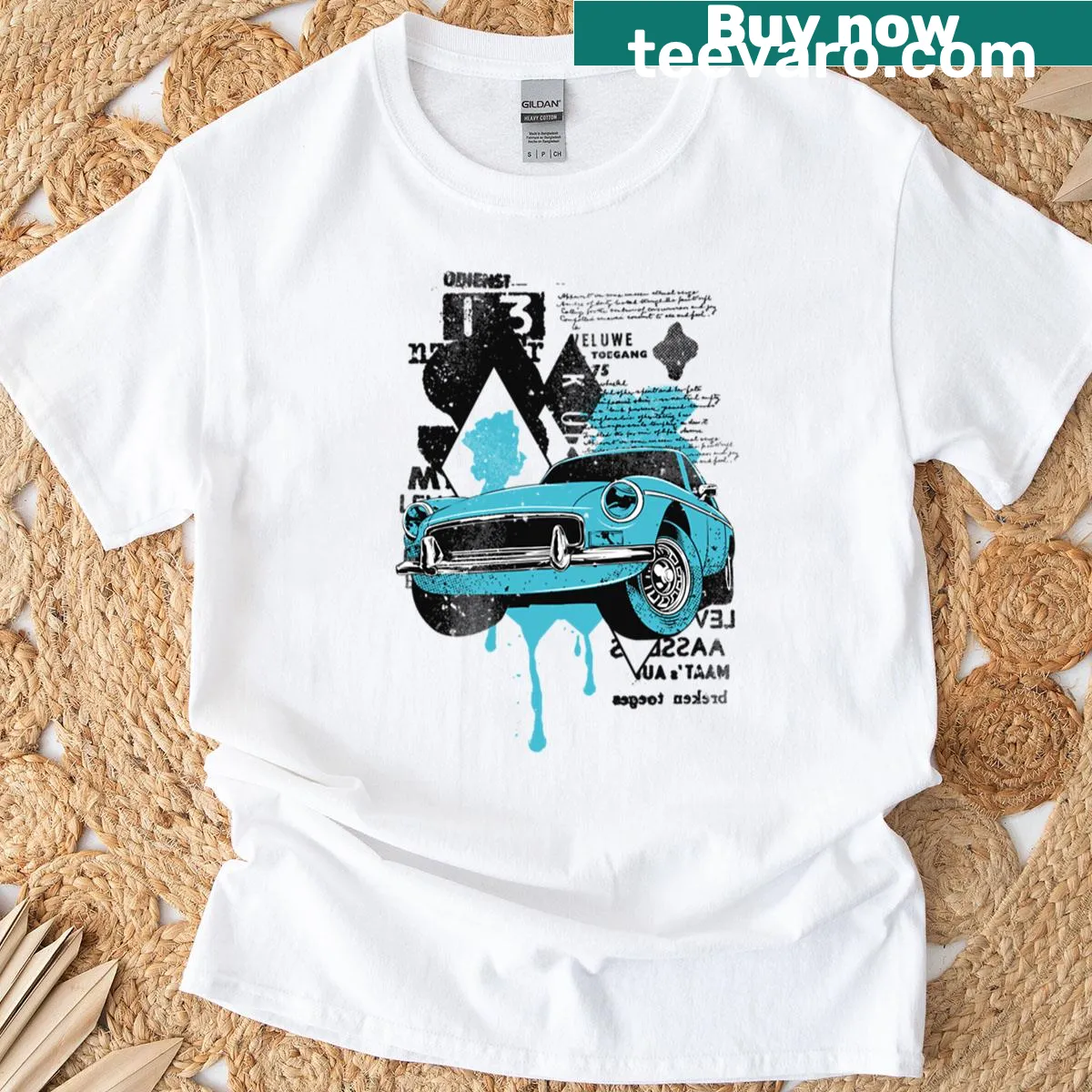Edgy t-shirt reading 'Keep At High Speed High Risk' — on a men's t-shirt