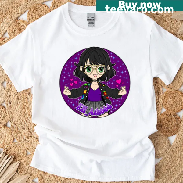 T-shirt featuring a stylized graphic of Elf Ash
