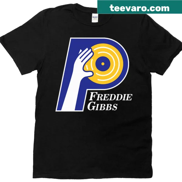 T-shirt featuring a graphic logo inspired by Freddie