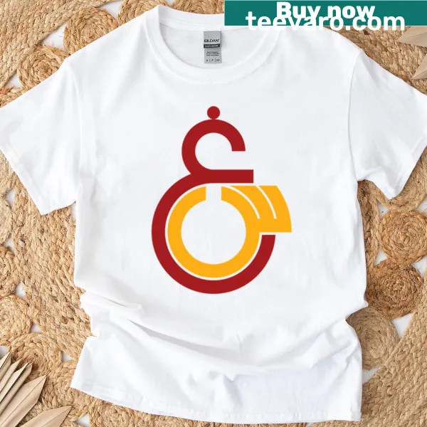 Vintage-style Galatasaray logo printed on a t-shirt