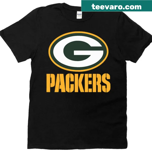 Graphic of Greenbay football team on a T-shirt