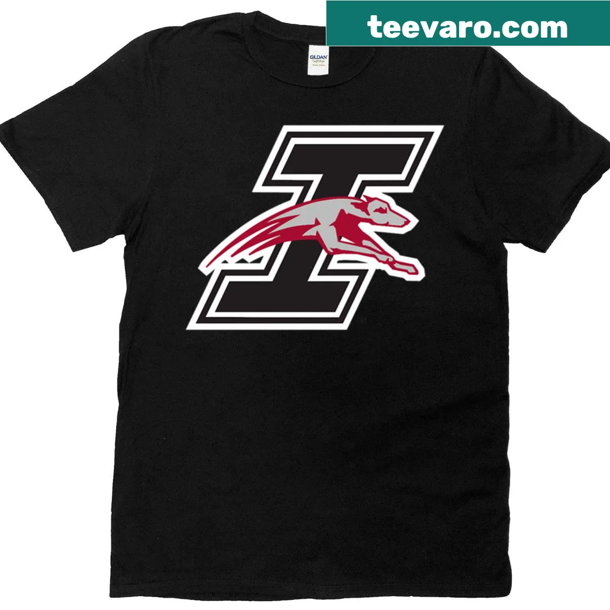Greyhound-themed T-shirt with sentimental typography design — on a men's t-shirt