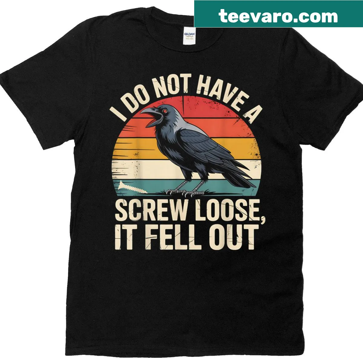 Sarcastic T-shirt with text about screws for mechanics — on a men's t-shirt