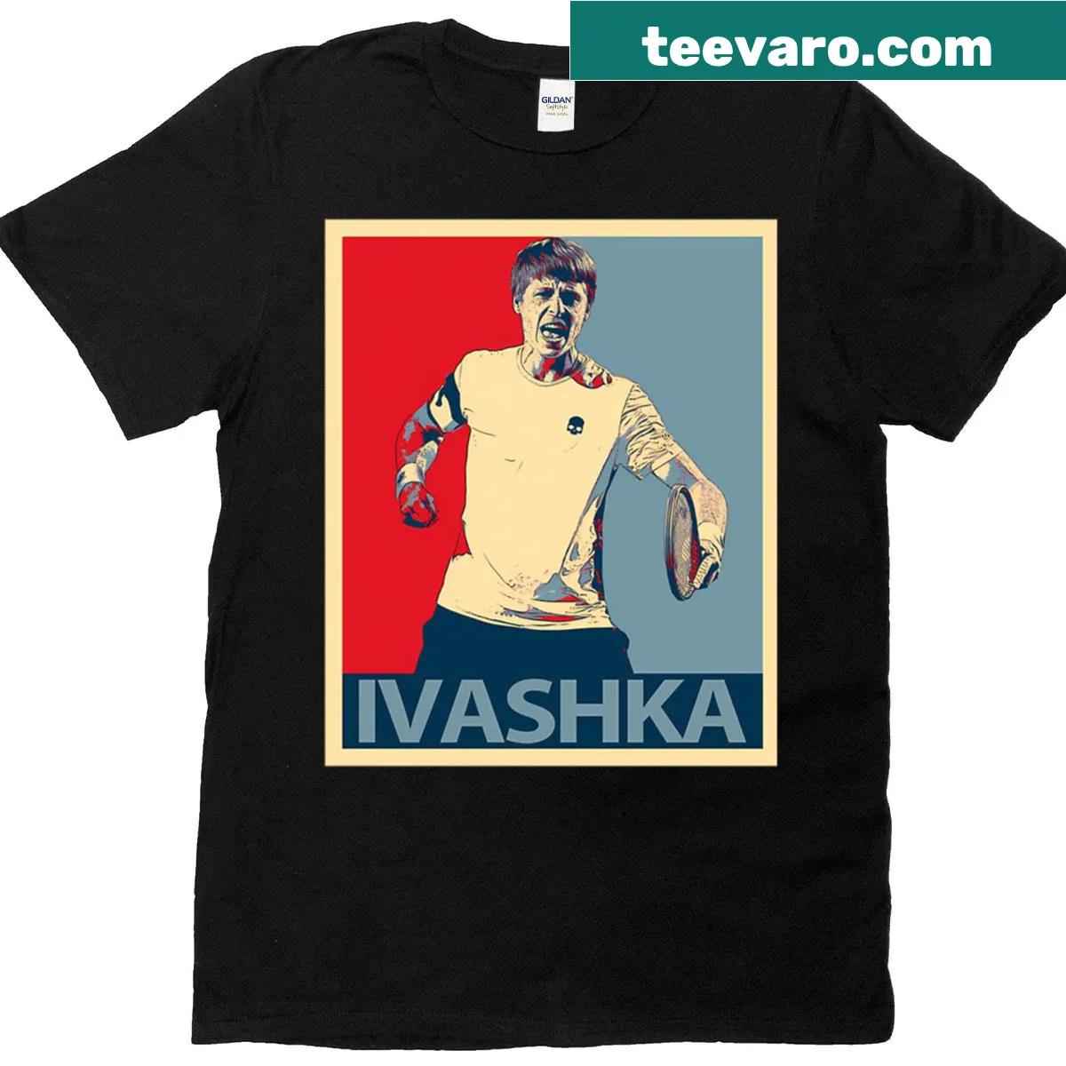 Ilya Ivashka t-shirt for tennis fans — on a men's t-shirt