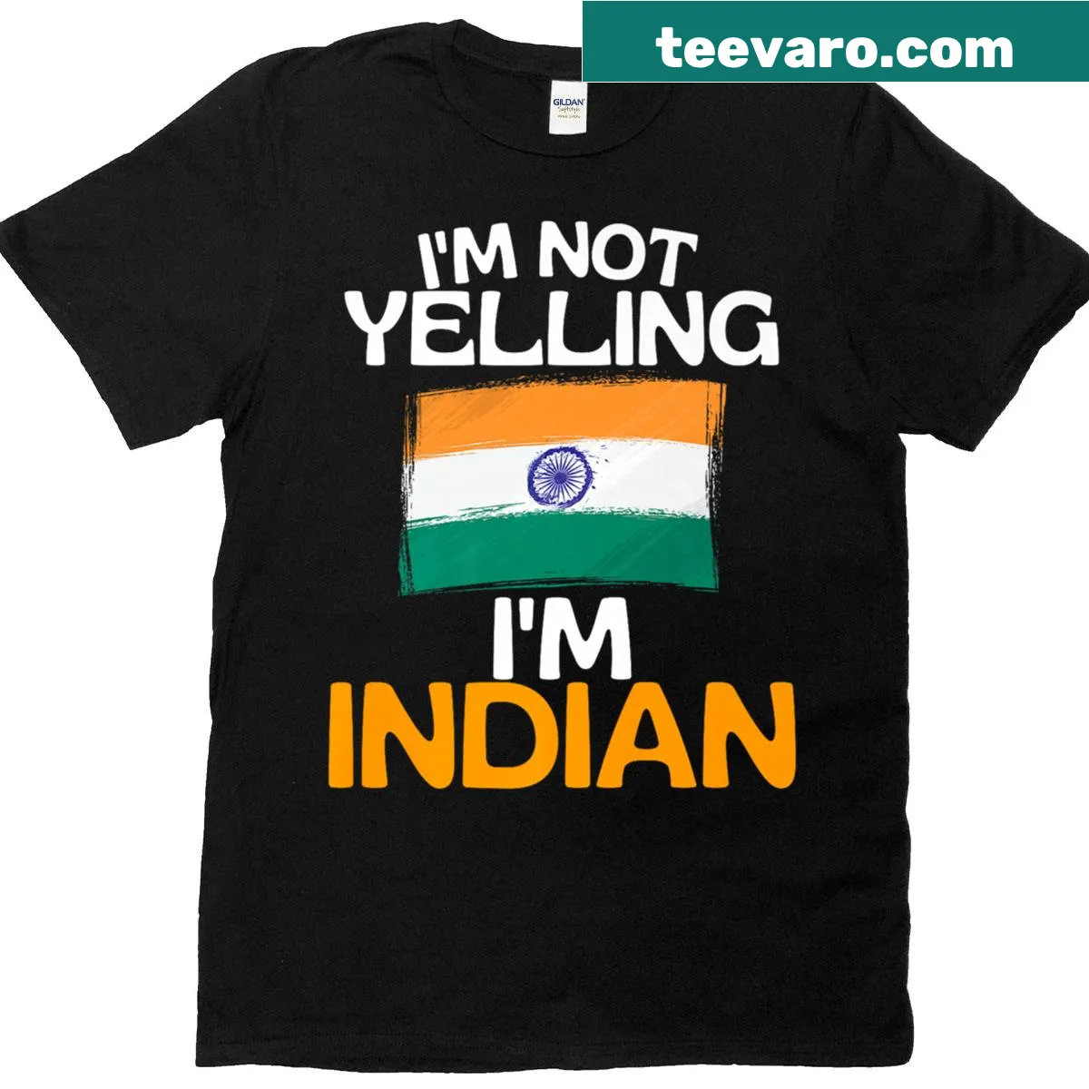 Funny t-shirt about being Indian — on a men's t-shirt