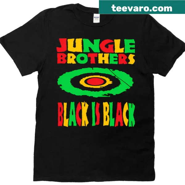 Hip hop-themed shirt featuring Jungle Brothers illustration