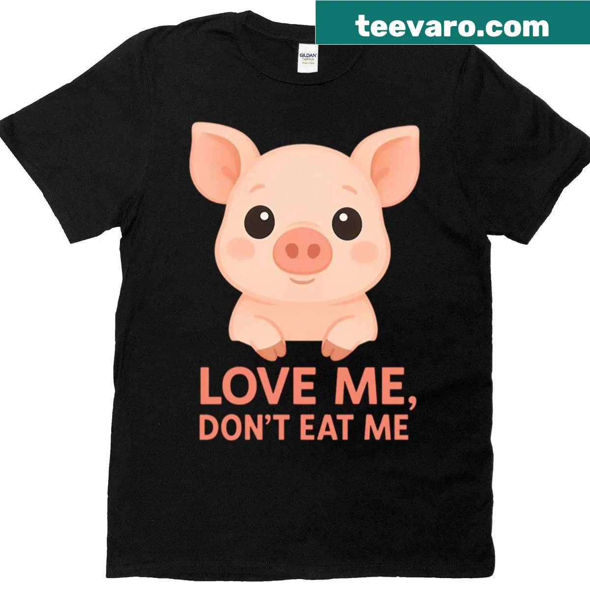 Vegan-themed T-shirt advocating animal rights with a strong message — on a men's t-shirt