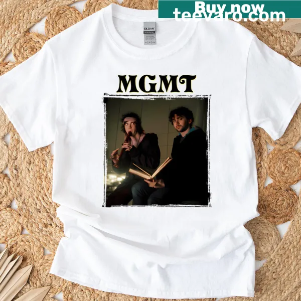 MGMT band graphic t-shirt for music fans