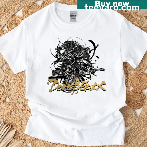 Horror-themed T-shirt featuring the Nemophila band logo in a striking design.