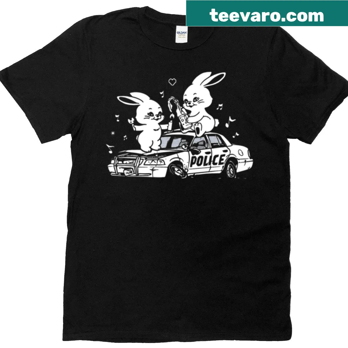 Edgy typography shirt featuring Newjeans and Njz branding — on a men's t-shirt