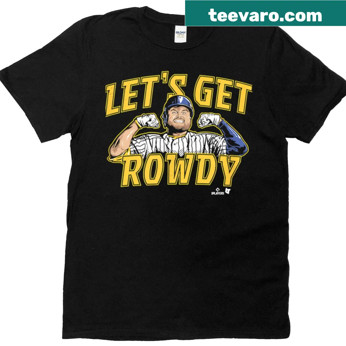 Bold Rowdy Tellez baseball meme T-shirt for fans — on a men's t-shirt