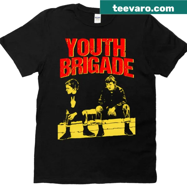 Ornate 80s band t-shirt with bold typography design