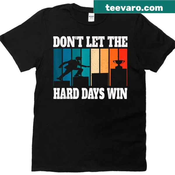 Motivational t-shirt with retro design and inspiring text