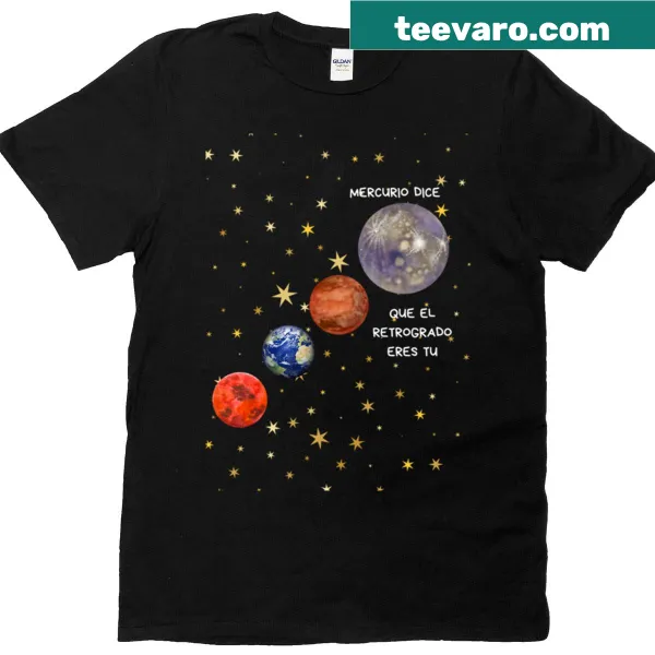 Inspirational T-shirt with the phrase Retrograde Is Another in bold typography