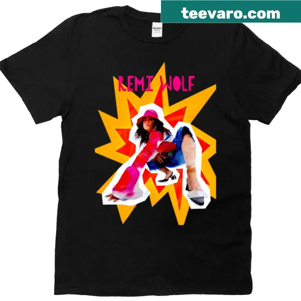 Illustration of a Rococo-style woman singer on a T-shirt