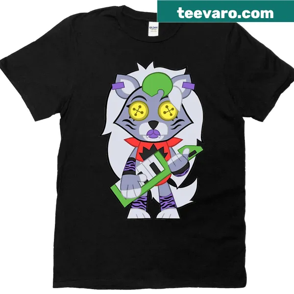 Shirt featuring an illustration of Roxanne Wolf character
