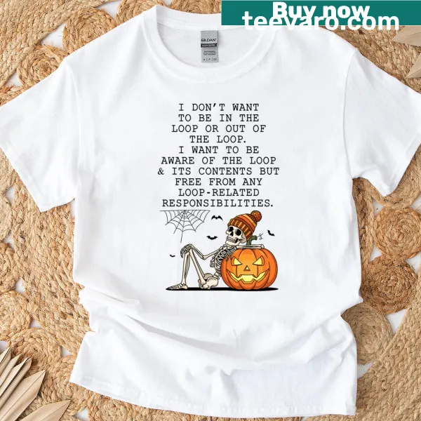 Sarcastic Halloween t-shirt with the phrase about social circles