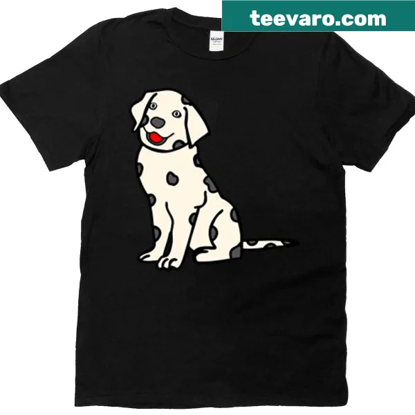 Happy Dalmatian illustration graphic t-shirt
