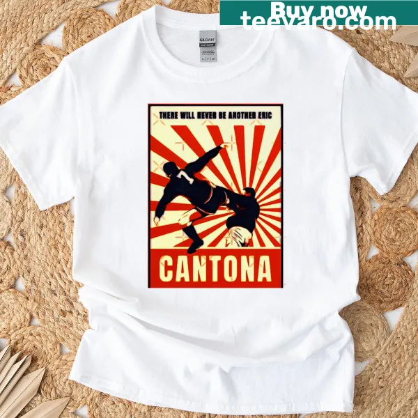 Eric Cantona kick meme t-shirt with bold text design