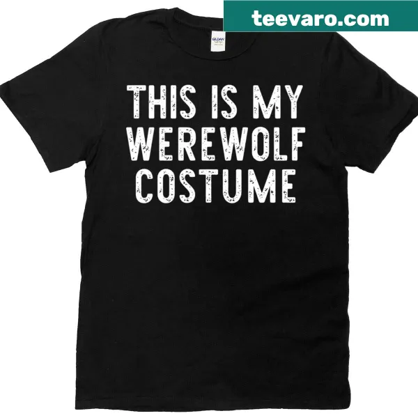 Funny werewolf costume t-shirt for Halloween