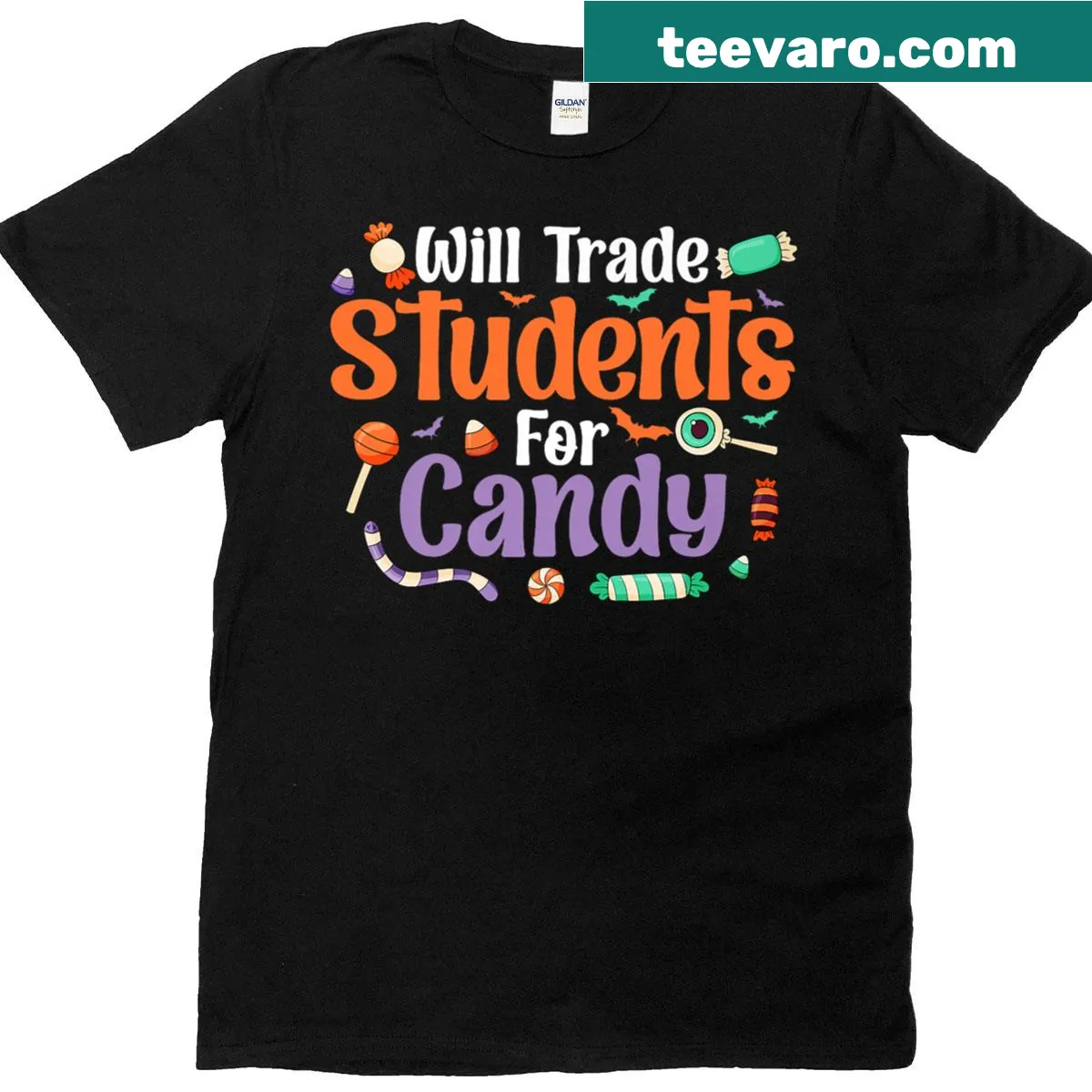 Funny Halloween costume t-shirt for teachers — on a men's t-shirt