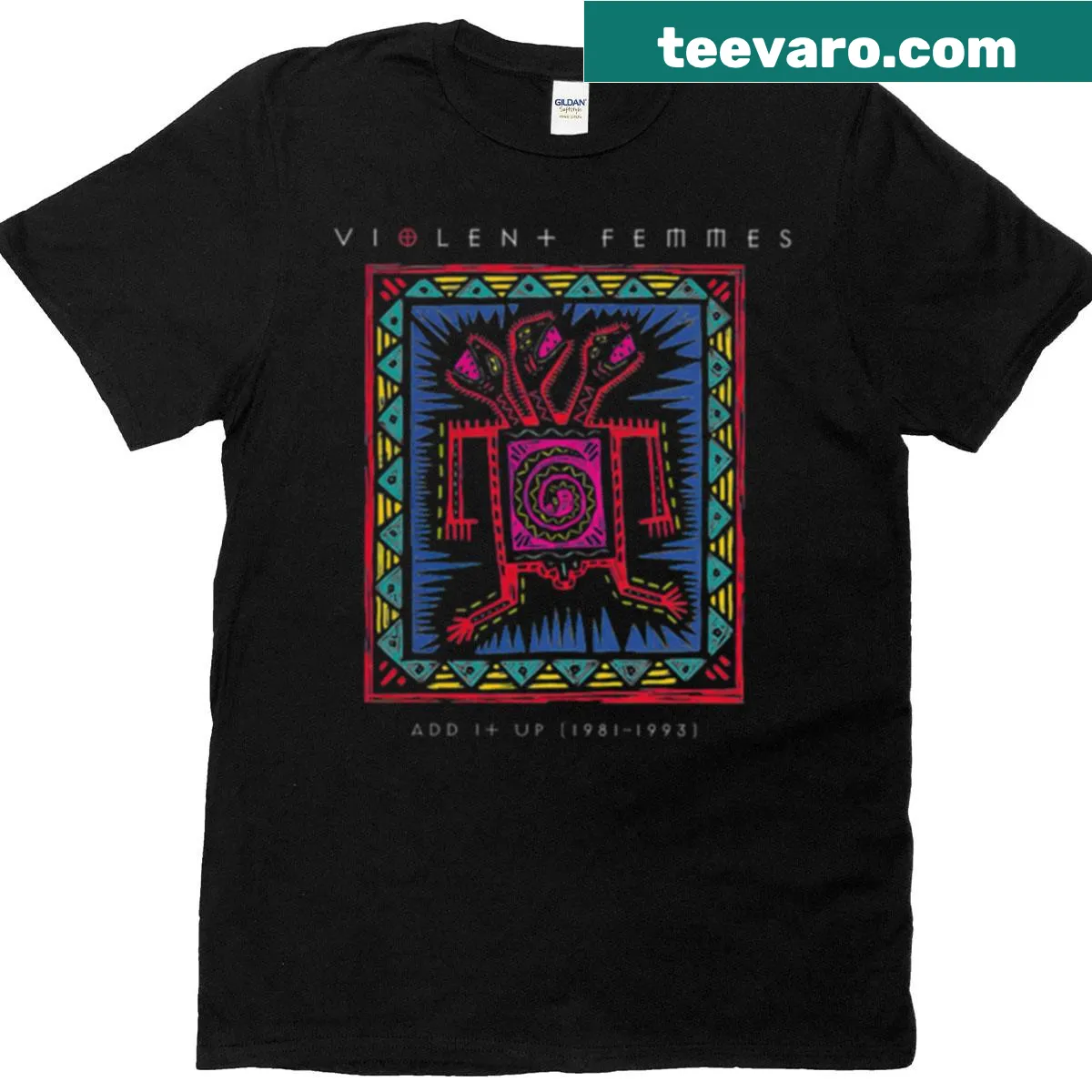Violent Femmes Add It Up t-shirt celebrating the band's legacy — on a men's t-shirt