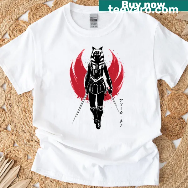 T-shirt featuring an illustrated Ahsoka Tano design